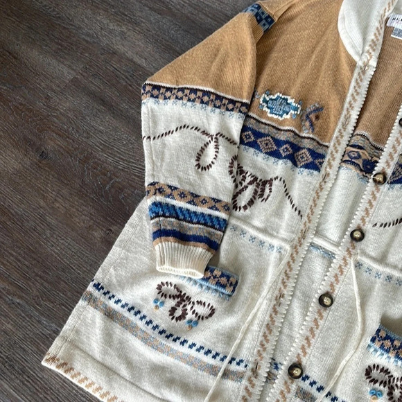 B.G Basics Aztec Western Boho Cardigan - Picture 3 of 8